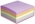 KOSTKA KOLOROWA KLEJONA 83x83x35