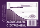 DRUK ZAŚWIADCZENIE O ZATRUDNIENIU A6 502-5 M&P