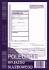 DRUK POLECENIE WYJAZDU SŁUŻBOWEGO 505-3 M&P