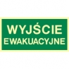 TABLICZKA INFORMACYJNA WYJŚCIE EWAKUACYJNE 400x200