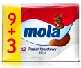 PAPIER TOALETOWY MOLA BIAŁY (9+3)