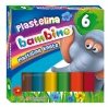 PLASTELINA 6 KOLORÓW BAMBINO
