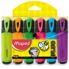 ZAKREŚLACZ KOMPLET 6 KOLORÓW MAPED FLUO PEPS