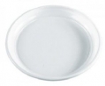 TALERZYK JEDNORAZOWY PLASTIKOWY OKRĄGŁY 20,5 cm (100)