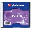 PŁYTA DVD-R 4.7GB 16x SLIM VERBATIM
