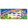 FARBY PLAKATOWE 10 KOLORÓW 20ml BAMBINO FLUO BROKATOWE ZŁOTA I SREBRNA