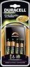 ŁADOWARKA DO BATERII AKUMULATOR DURACELL + 4 BATERIE DURACELL AA