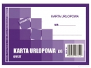 DRUK KARTOTEKA URLOPOWA A5 EMEKO 786