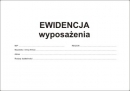 DRUK EWIDENCJA WYPOSAŻENIA A5 K07 M&P