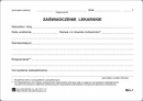 DRUK ZAŚWIADCZENIE LEKARSKIE A6 MZ/L-1