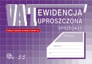 DRUK UPROSZCZONA EWIDENCJA SPRZEDAŻY VAT VU-55 M&P