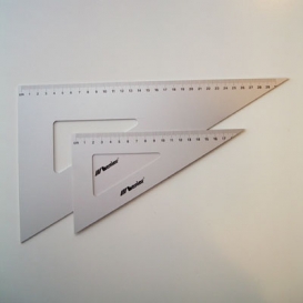 EKIERKA ALUMINIOWA LENIAR 30/60/90  21cm (10014)