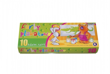 FARBY PLAKATOWE 10 KOLORÓW MONA