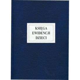 DRUK KSIĄŻKA EWIDENCJI DZIECI A4 PION (PESEL)