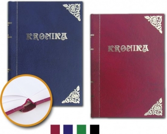 KRONIKA A4 PIONOWA CZARNA