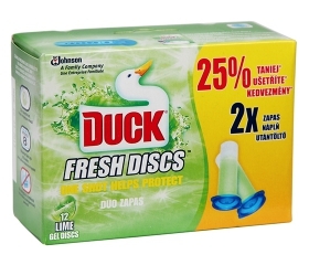 ŻELOWE KRĄŻKI DUCK FRESH DISCS ZAPAS 2x6 DAWEK