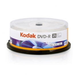 PŁYTA DVD-R 4,7GB 16X KODAK 3936177 CAKE 25