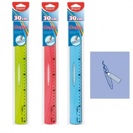 LINIJKA PLASTIKOWA KOLOR 30cm MAPED