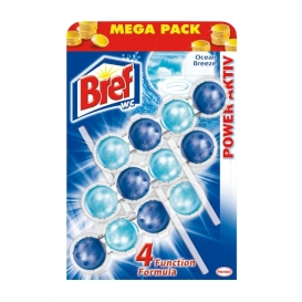 KOSTKA DO WC BREF POWER ACTIV KULKI MEGA PACK 3x50g