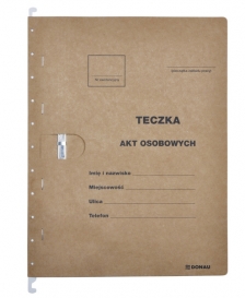TECZKA WISZĄCA BRĄZOWA AKTA OSOBOWE DONAU 7435001PL-02