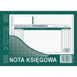 DRUK NOTA KSIĘGOWA A5 416-3 M&P