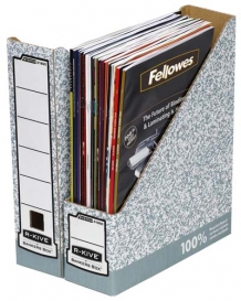 KARTON ARCHIWIZACYJNY ŚCIĘTY 0186004 FELLOWES BIAŁO-SZARY