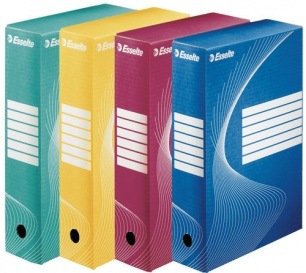 PUDŁO BOXY 80mm ESSELTE ZIELONE 128414
