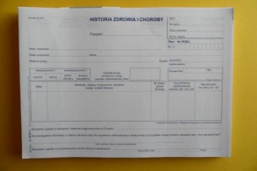 DRUK HISTORIA ZDROWIA I CHOROBY M-001-3 M&P