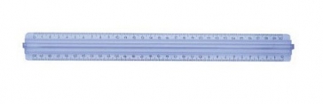 LINIJKA PLASTIKOWA PODWÓJNA 30cm PRATEL