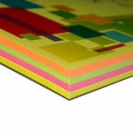 PAPIER A4 MIX KOLORÓW NEON/ FLUORESTENCYJNY (100)