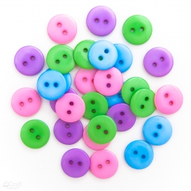 GUZIKI PASTEL POWDER 15mm (30)