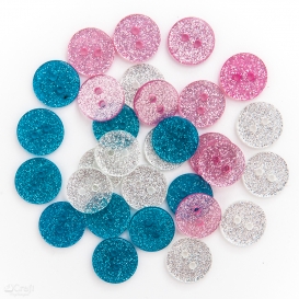 GUZIKI RAINBOW CANDIES 12mm (30)
