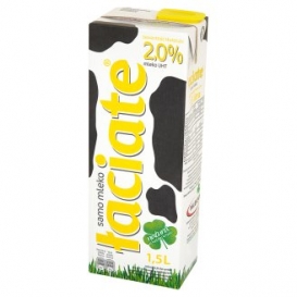MLEKO UHT 2% ŁACIATE 1L