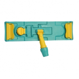 STELAŻ DO MOPÓW PLASKICH Z ZAKŁADKAMI 40cm x 11 cm ST40ZI ZIELONO/ŻÓŁTY