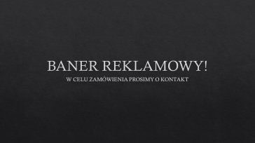 BANER REKLAMOWY 150cm x 250cm