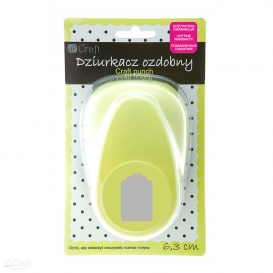 DZIURKACZ OZDOBNY WZÓR METKA 6,3cm