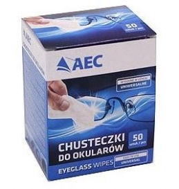 CHUSTECZKI NAWILŻANE DO OKULARÓW AEC/ ANNA ZARADNA/JAN NIEZBĘDNY