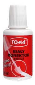 KOREKTOR W PŁYNIE Z GĄBKĄ 20ml TO-018 TOMA