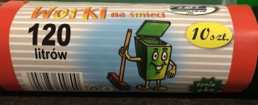 WORKI NA ŚMIECI 120L MOCNE (10) ZPTS