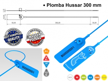 PLOMBA HUSAR 300mm NIEBIESKA