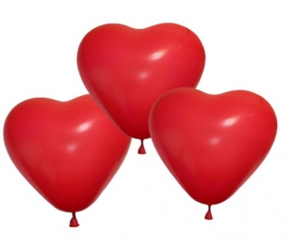 BALONY SERCA CZERWONE TUBA (50)