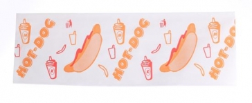 TOREBKA PAPIEROWO FOLIOWA NA HOT-DOG (250)
