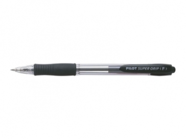 DŁUGOPIS CZARNY AUTOMATYCZNY SUPER GRIP (G) BPGG-8R-F-BB PILOT