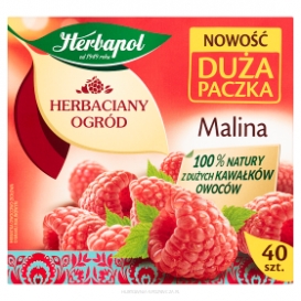 HERBATA HERBAPOL OGRÓD MALINA 40 TOREBEK