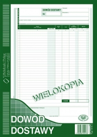 DRUK DOWÓD DOSTAWY A5 315-3 M&P