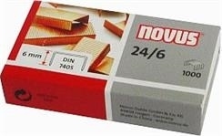 ZSZYWKI 24/6 NOVUS MIEDZIOWANE