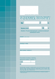 DRUK DZIENNIK BUDOWY M&P 603-1