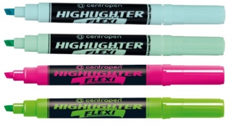 ZAKREŚLACZ NIEBIESKI CENTROPEN FLEXI 8542