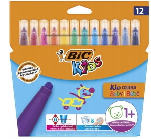 MAZAK KOMPLET 12 KOLORÓW BIC COULEUR BABY