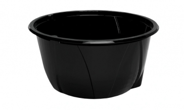 OPAKOWANIE PLASTIKOWE 1500ml MISKA CZARNA